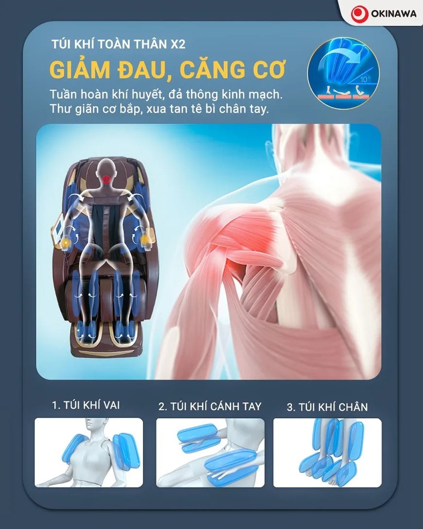 ghế massage Okinawa OS-359 8