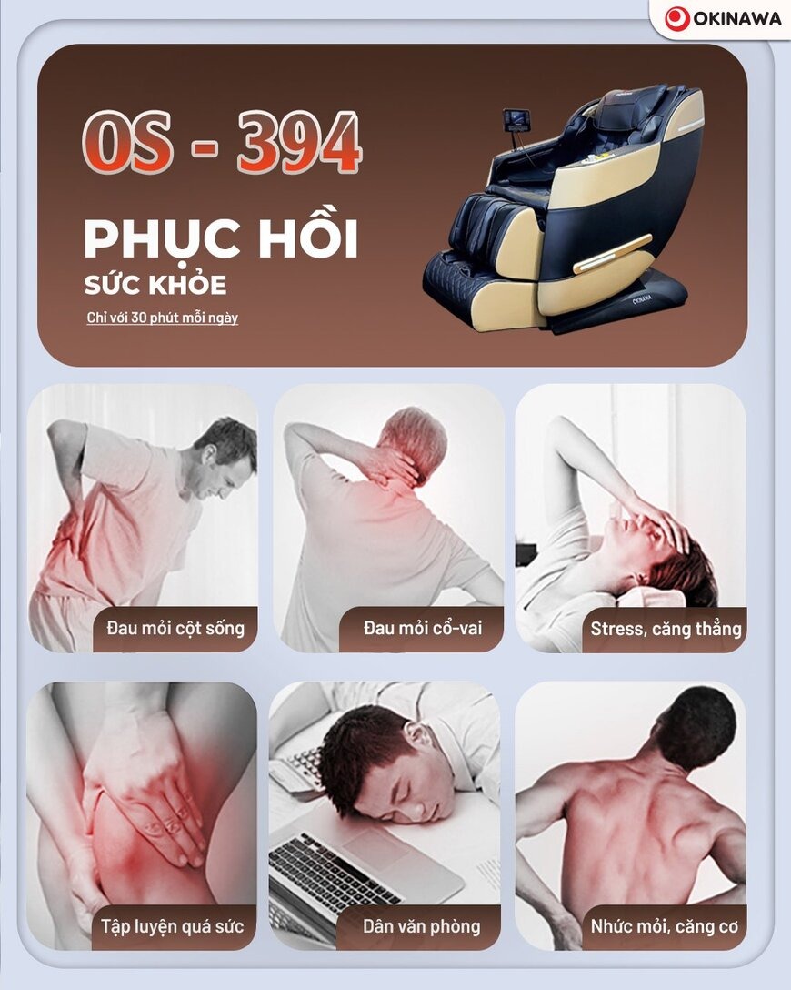 ghế massage Okinawa OS-394 PRO 7