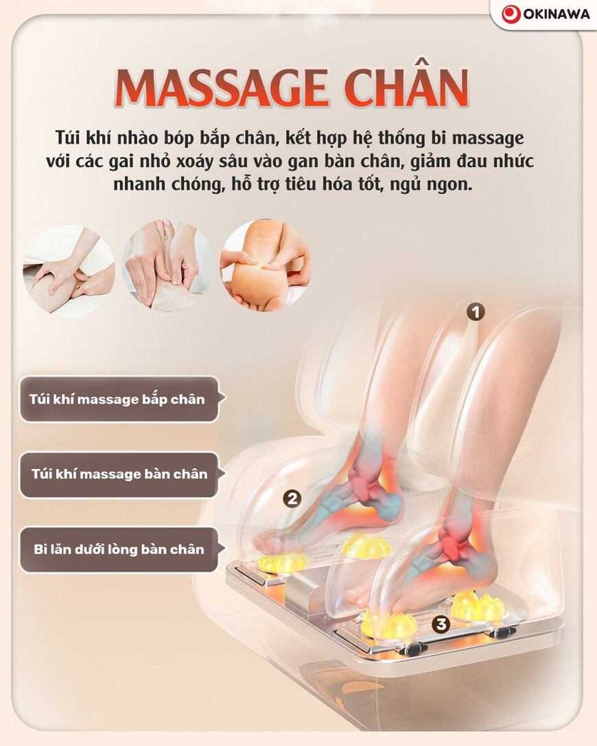 ghế massage Okinawa OS-394 PRO 8