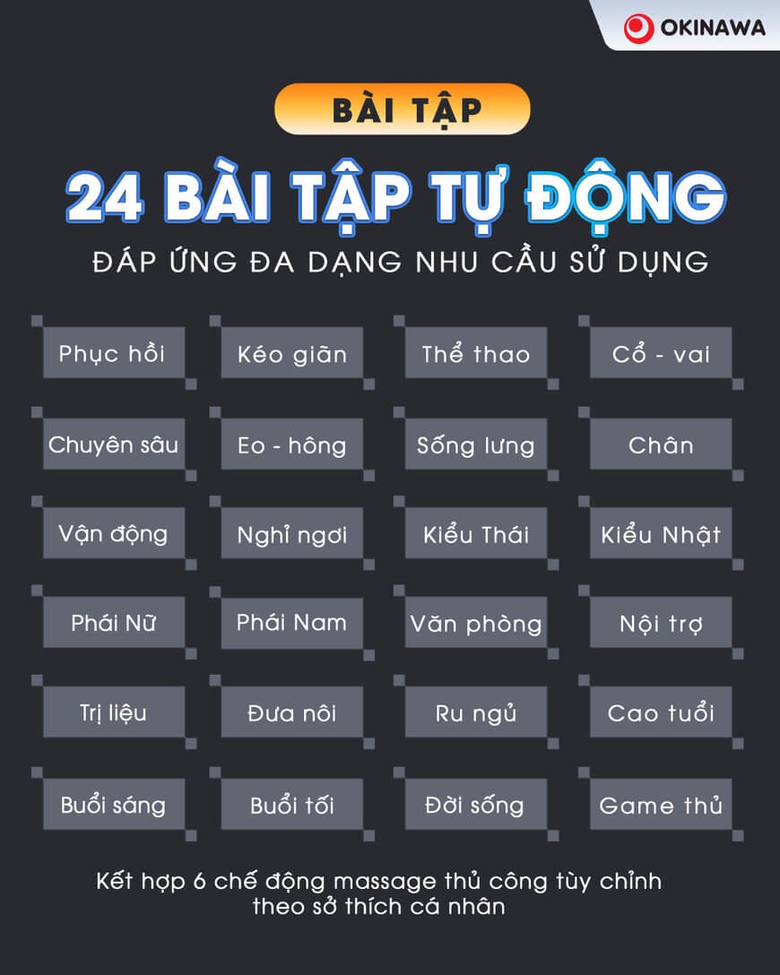 ghế massage Okinawa OS-414 PRO 10