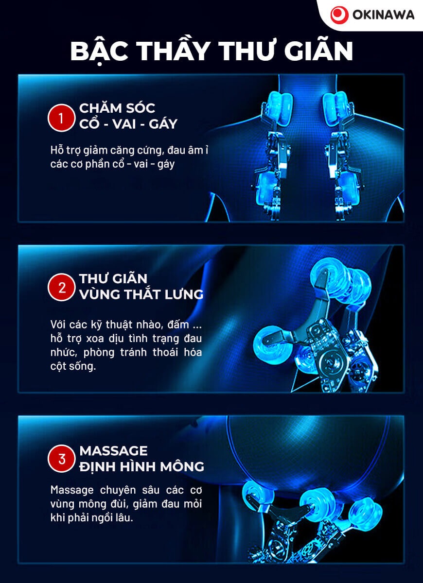 ghế massage Okinawa OS-416 PRO 6