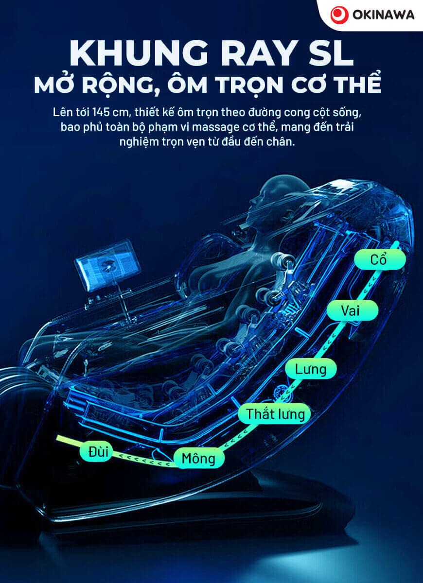 ghế massage Okinawa OS-416 PRO 7