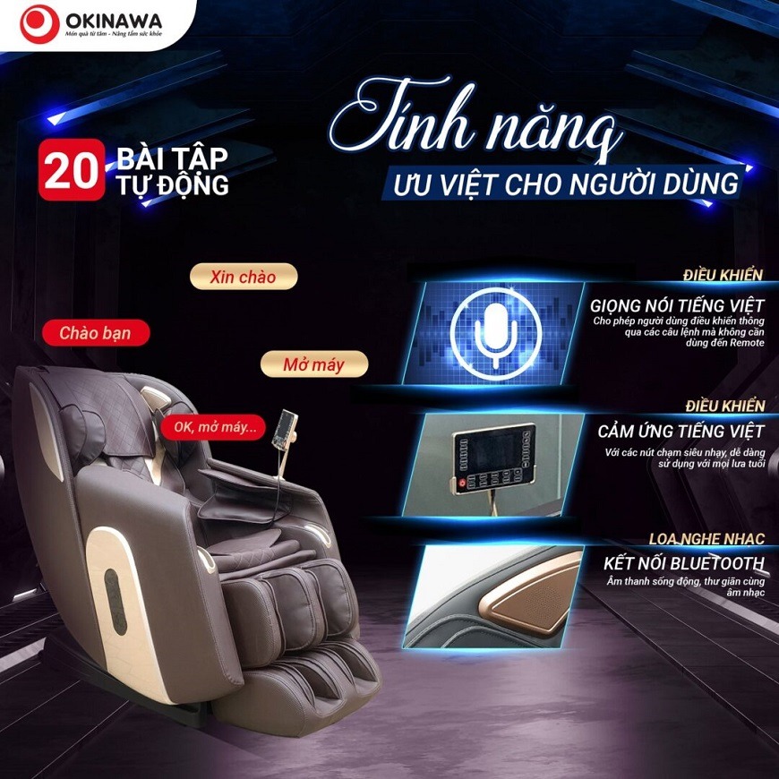 ghế massage Okinawa OS-466 4