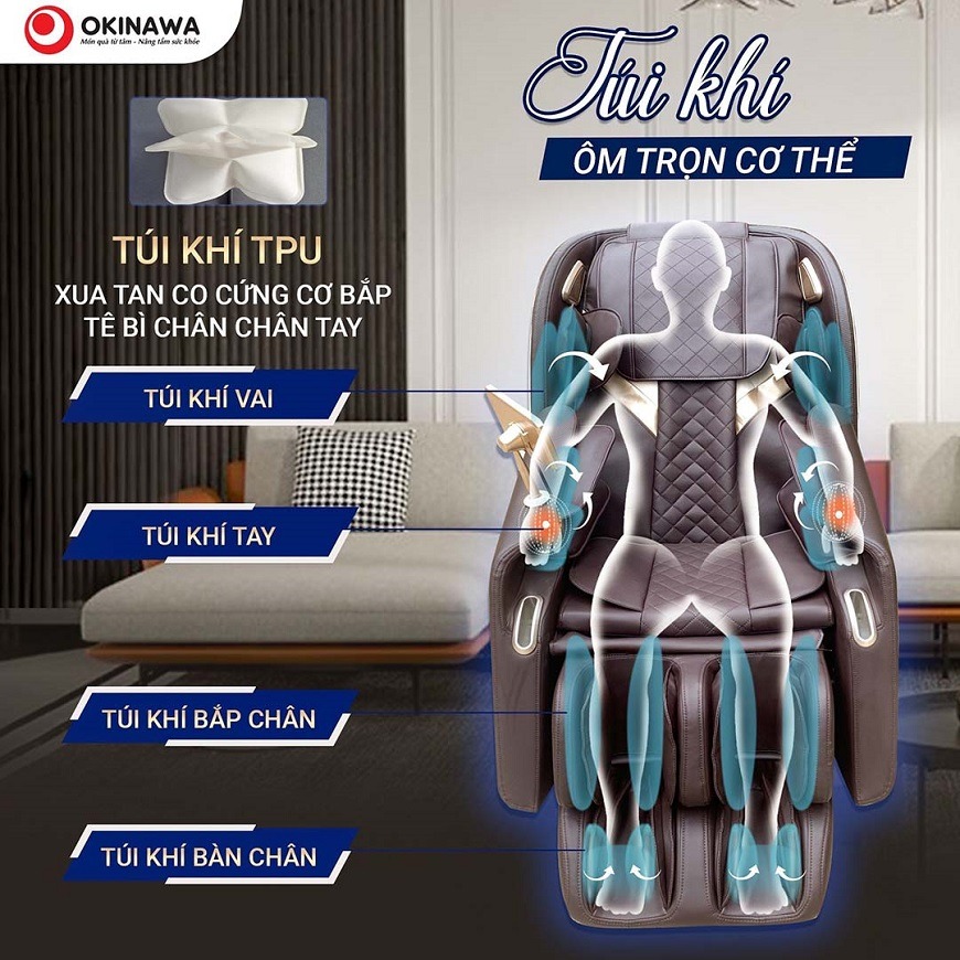 ghế massage Okinawa OS-466 5