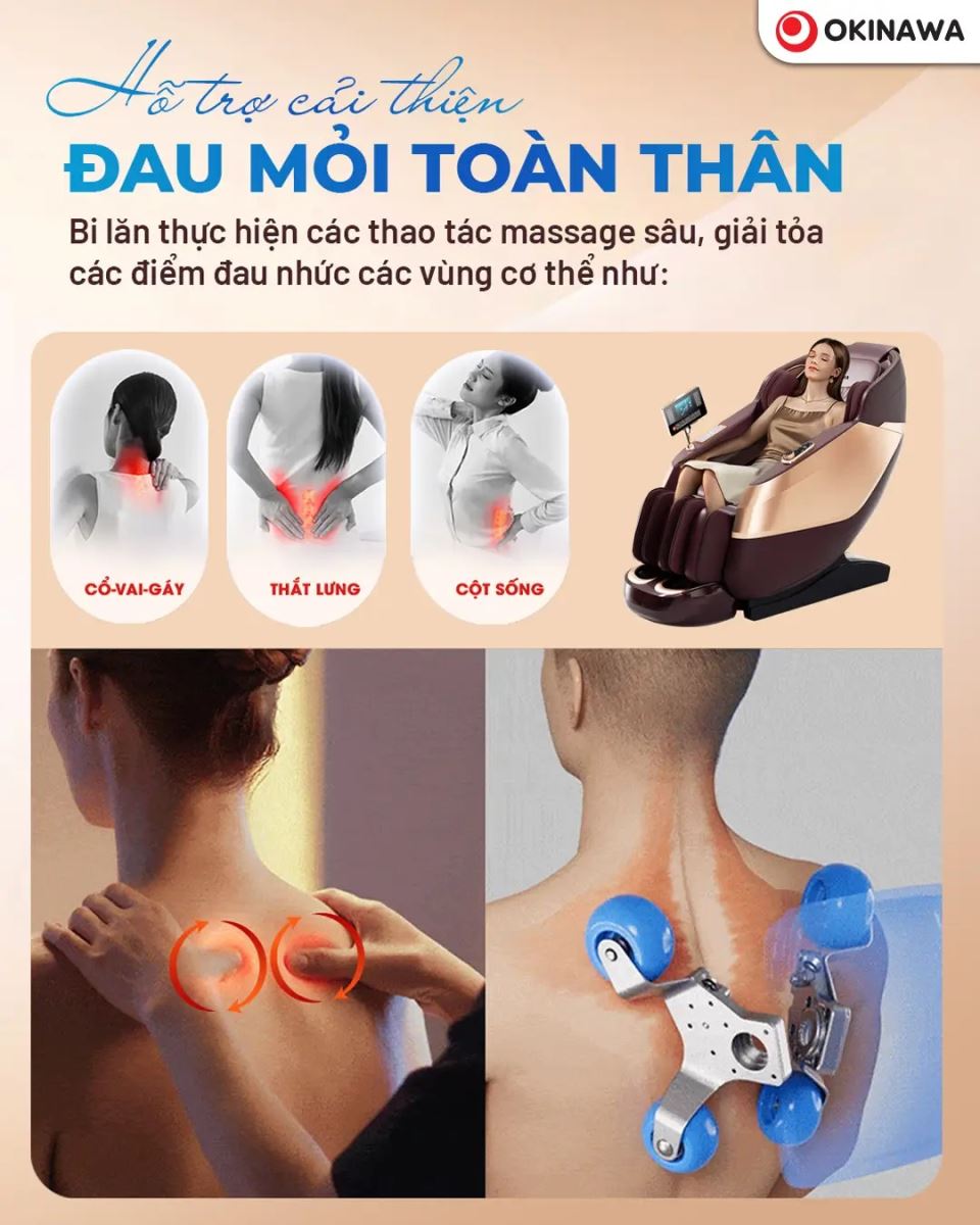 ghế massage Okinawa OS-521 5
