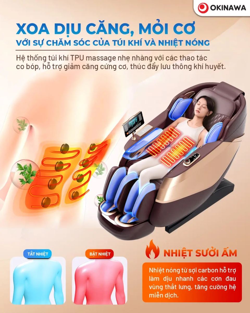 ghế massage Okinawa OS-521 6