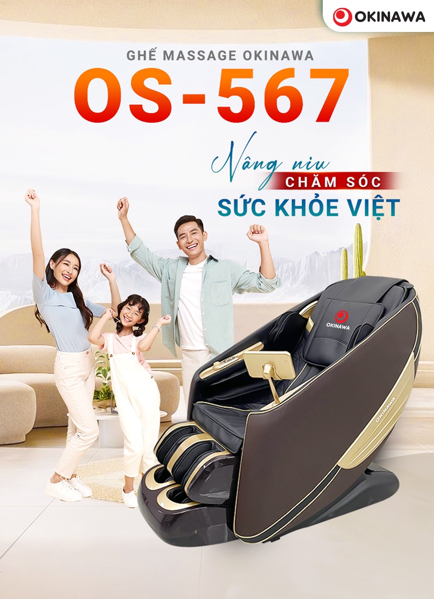 ghế massage Okinawa OS-567 PRO 1