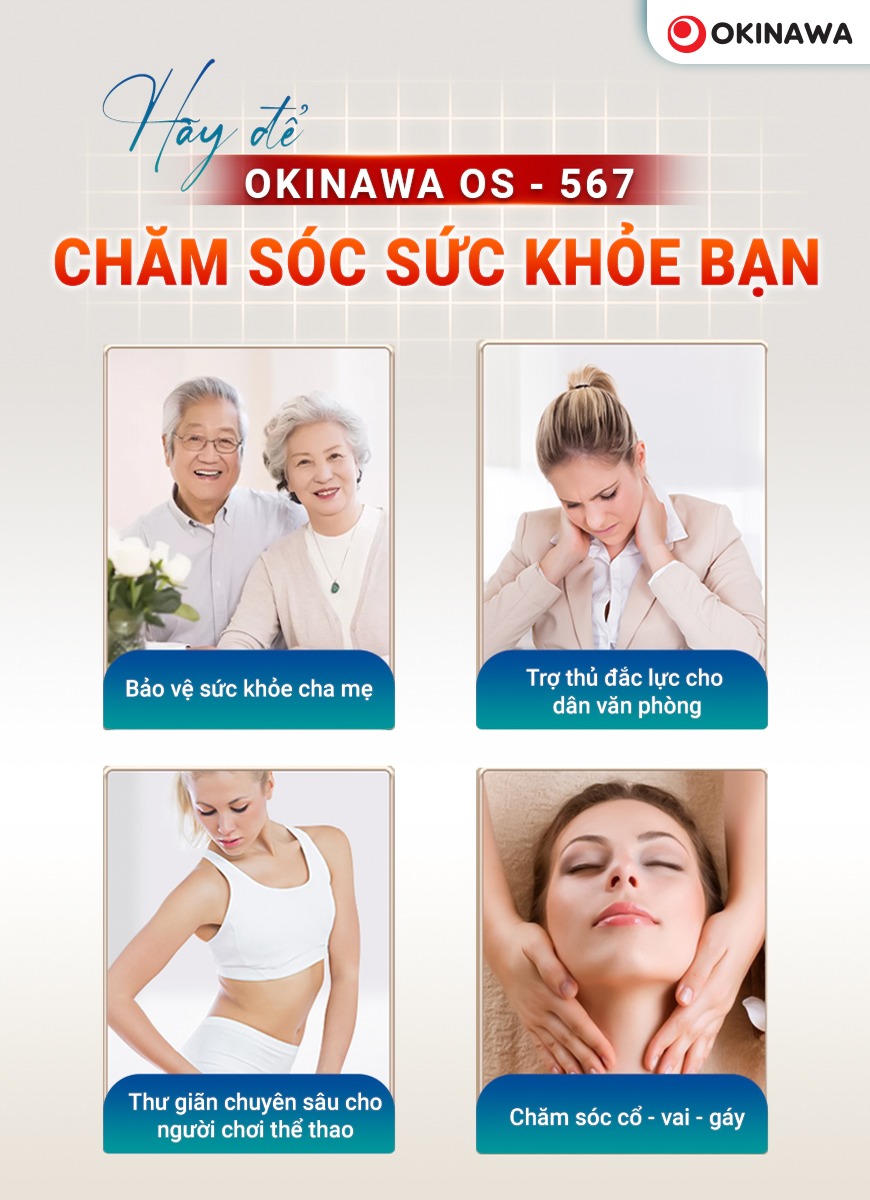 ghế massage Okinawa OS-567 PRO 10
