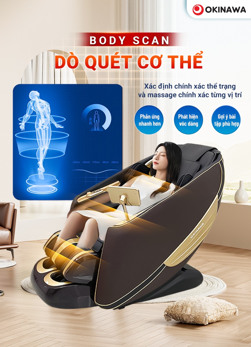 ghế massage Okinawa OS-567 PRO 5