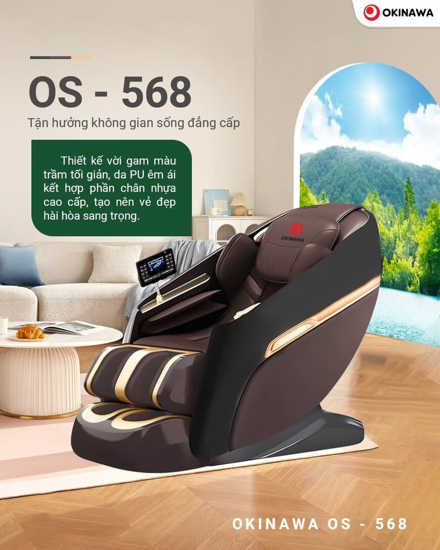 ghế massage Okinawa OS-568 PRO 2