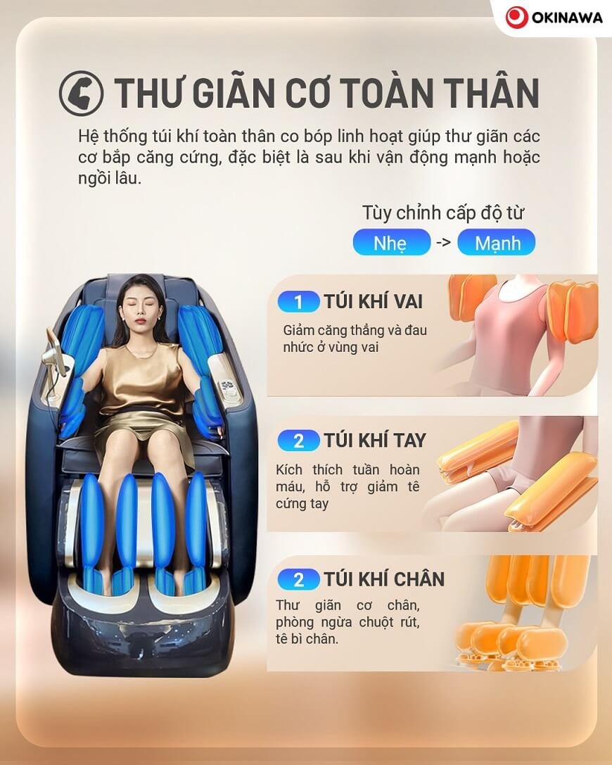 ghế massage Okinawa OS-568 PRO 8