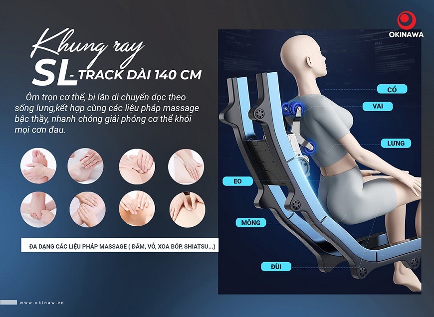 ghế massage Okinawa OS-606 3