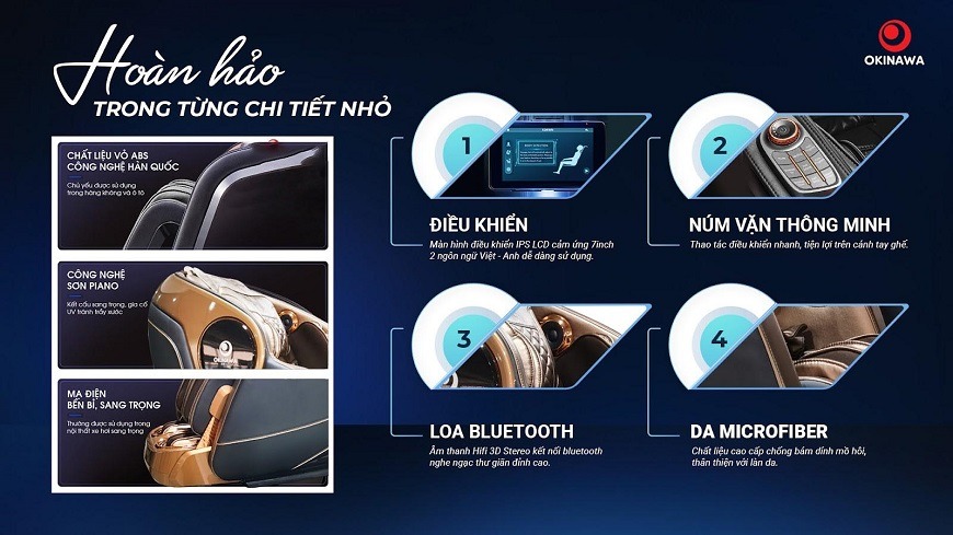 ghế massage Okinawa OS-636 6