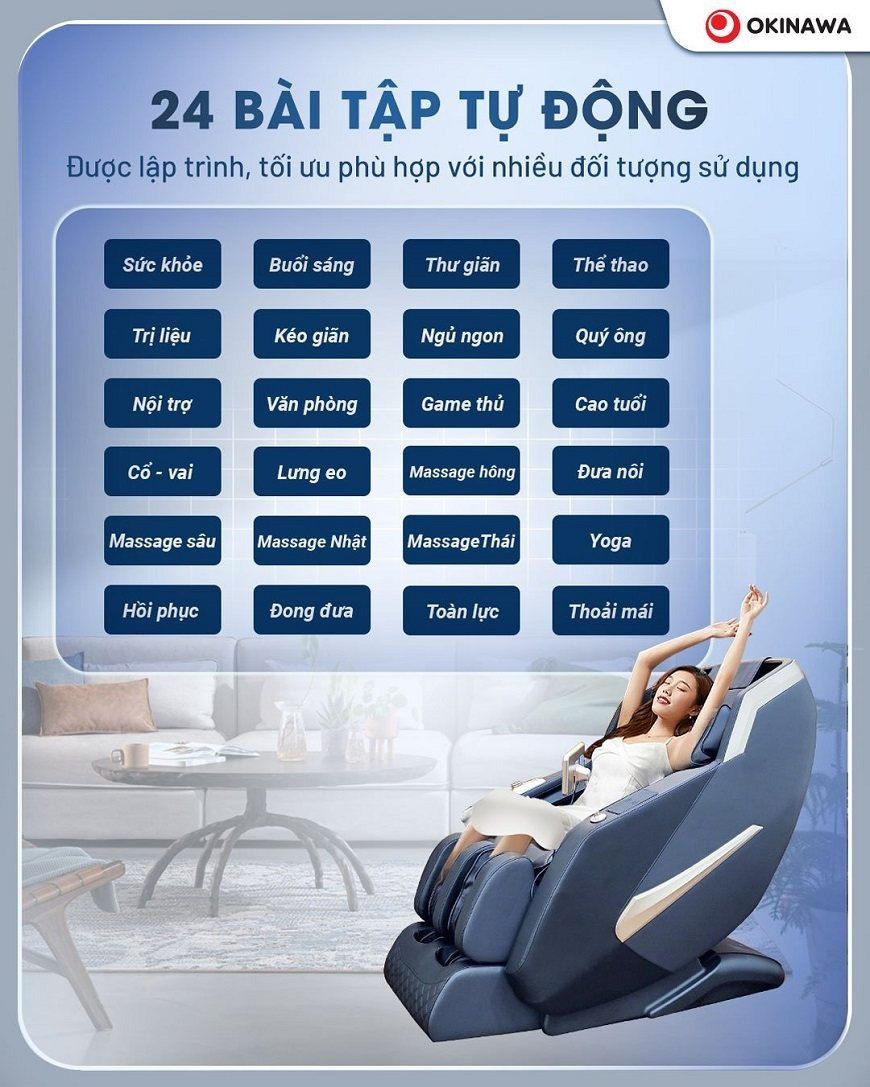 ghế massage Okinawa OS-703 4