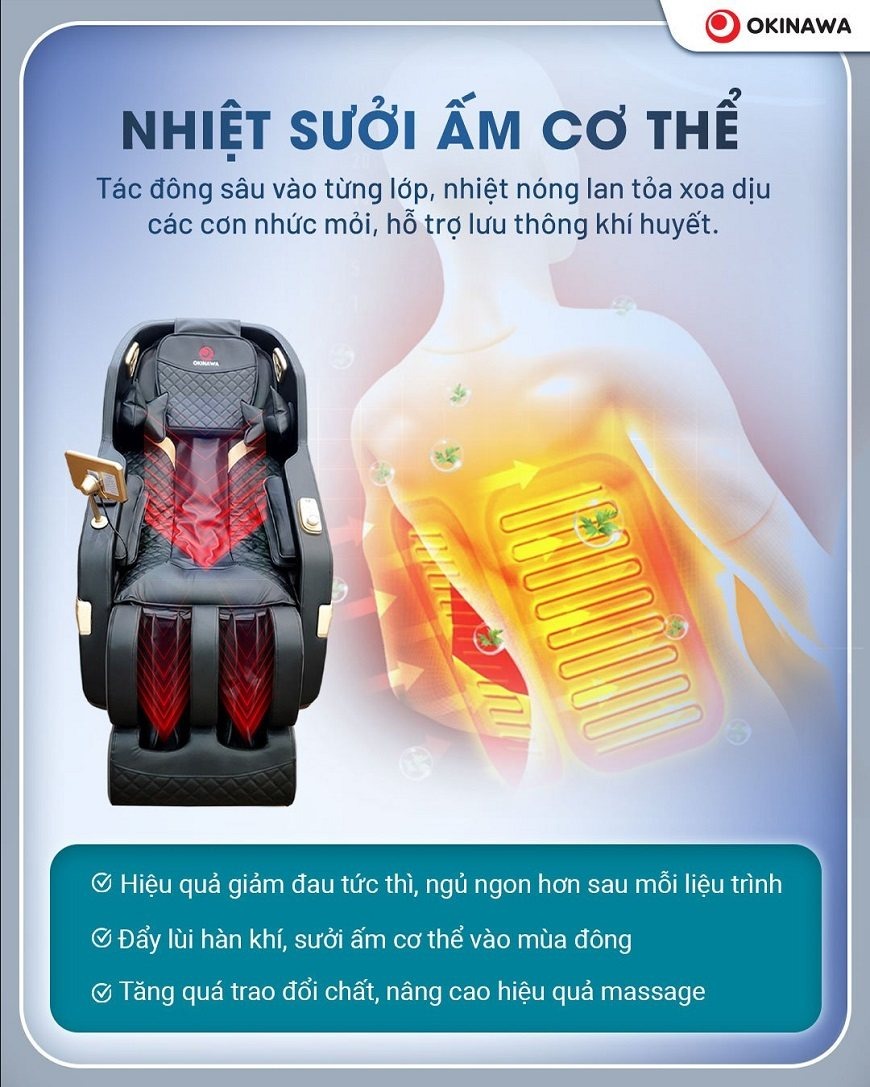 ghế massage Okinawa OS-703 5