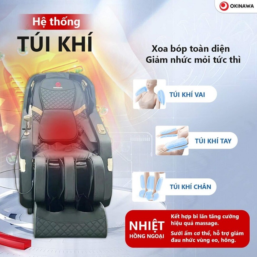 ghế massage Okinawa OS-705 6