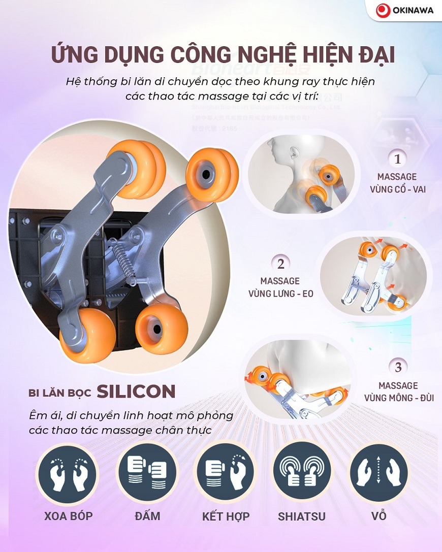 ghế massage Okinawa OS-709 3