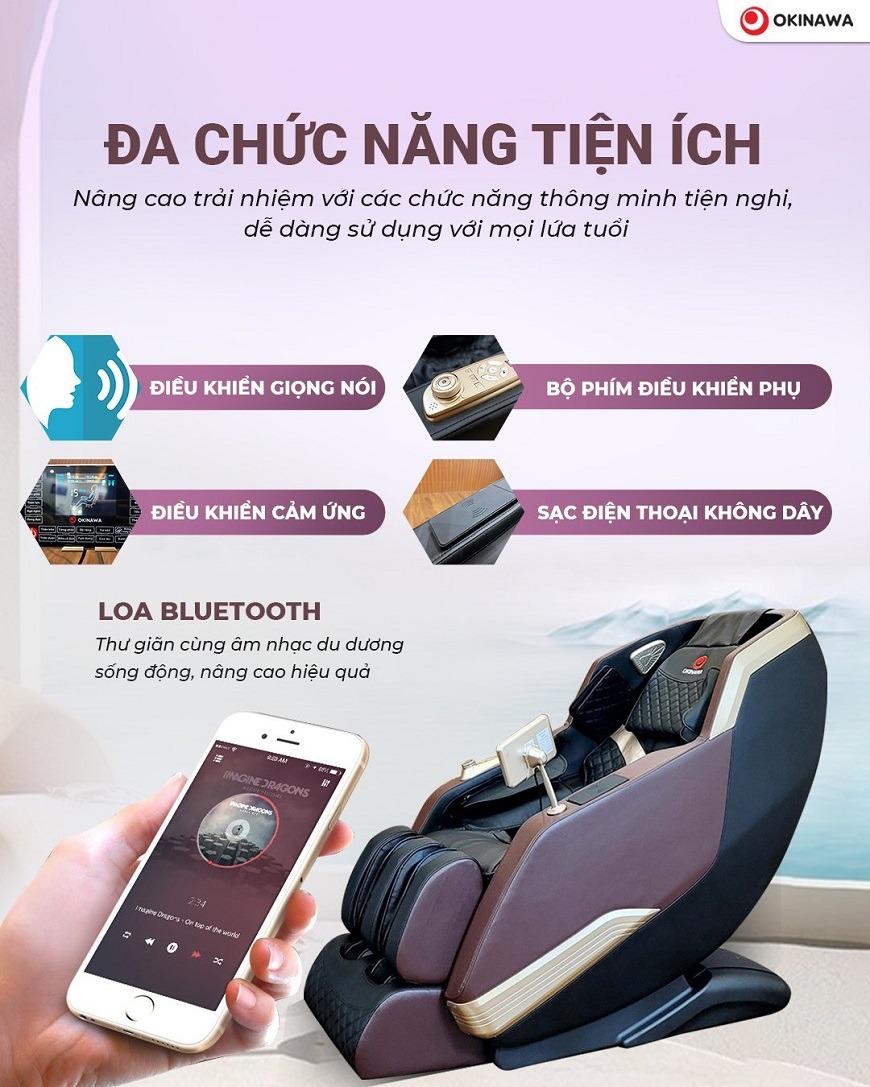 ghế massage Okinawa OS-709 4