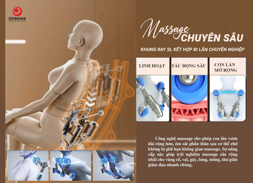 ghế massage Okinawa OS-711 3