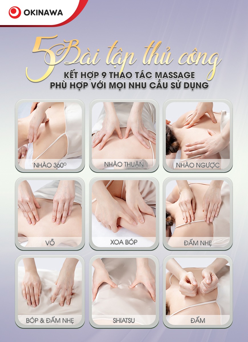 ghế massage Okinawa OS-727 5