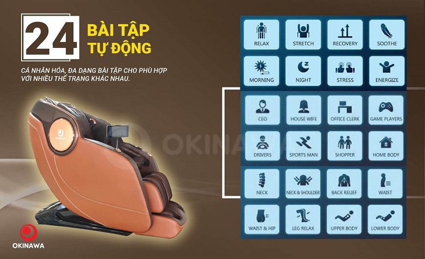 ghế massage Okinawa OS-815 5