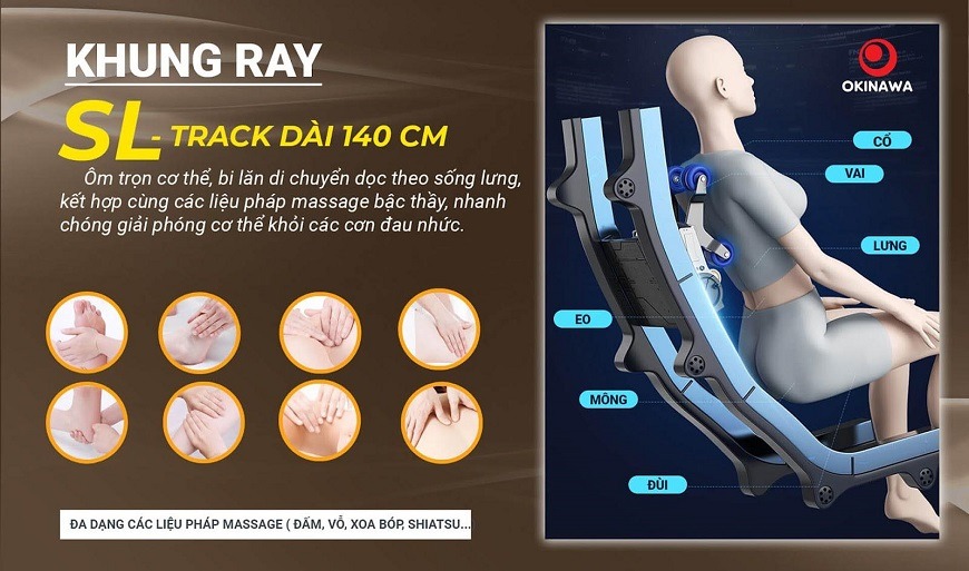 ghế massage Okinawa OS-815 7