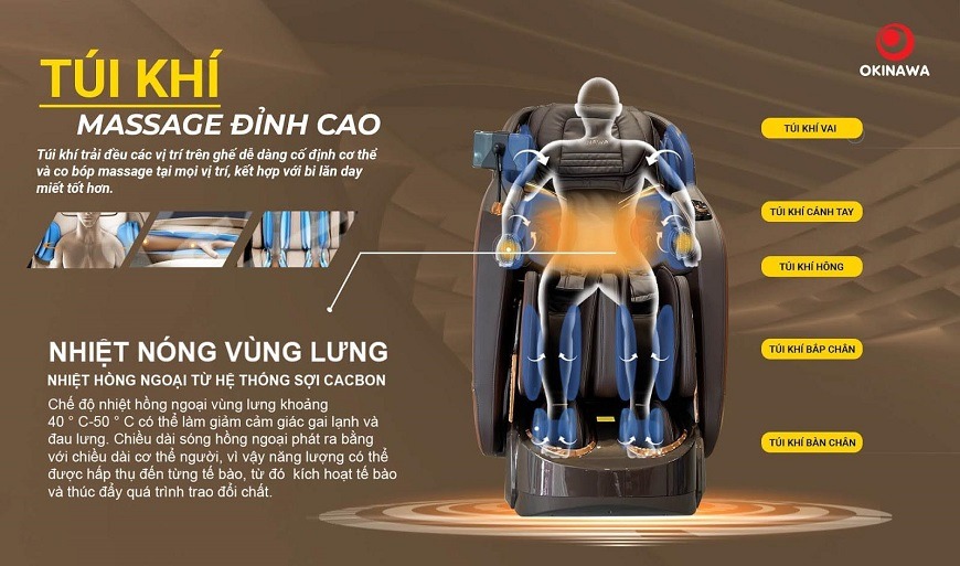 ghế massage Okinawa OS-815 8