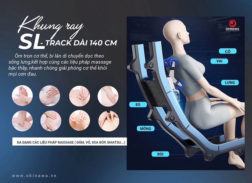 ghế massage Okinawa OS-816 5