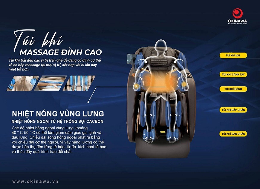 ghế massage Okinawa OS-816 6