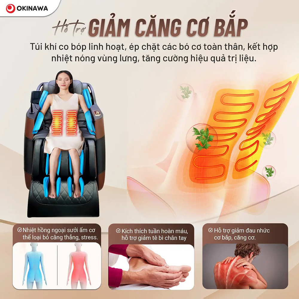ghế massage Okinawa Pacify 11