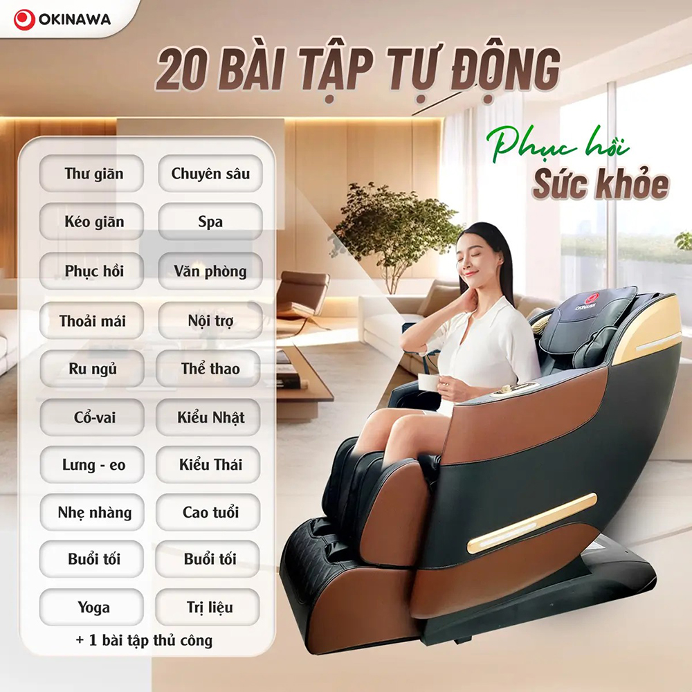 ghế massage Okinawa Pacify 5