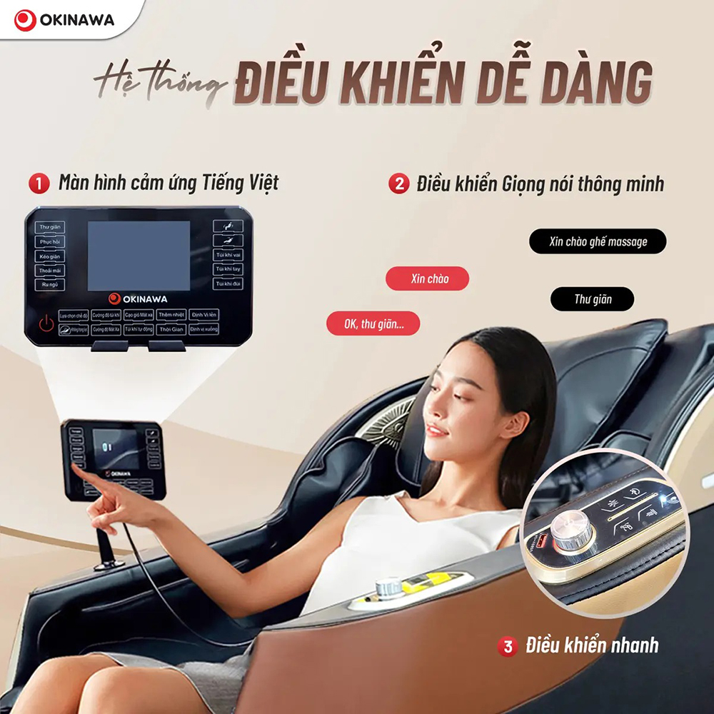 ghế massage Okinawa Pacify 6