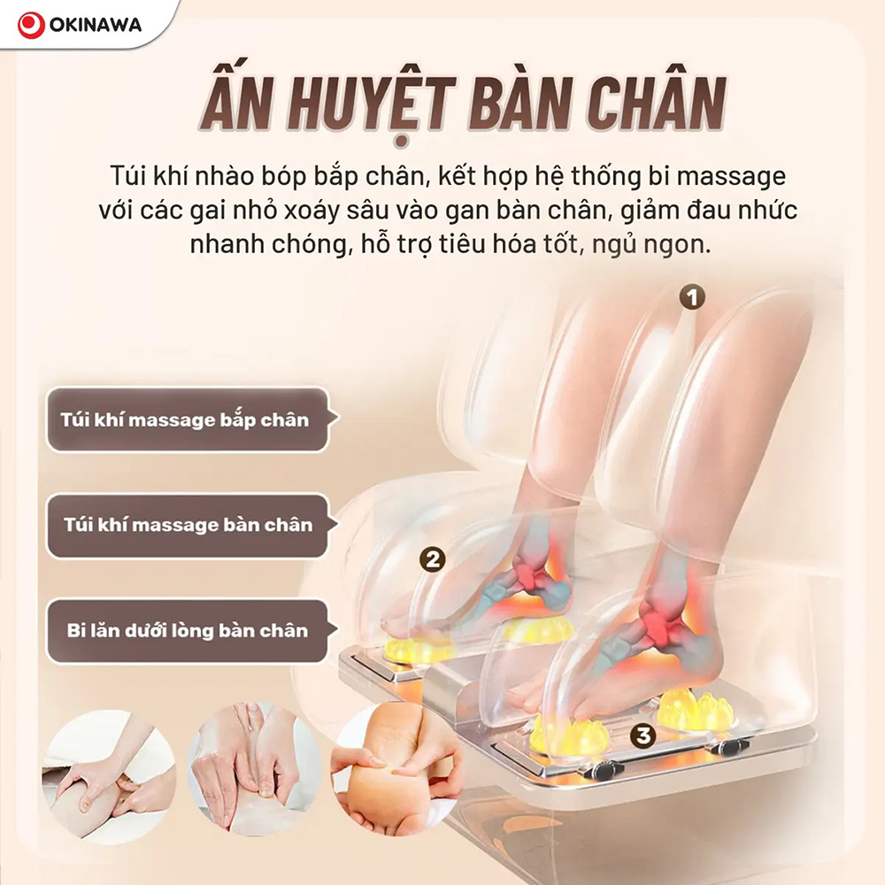 ghế massage Okinawa Pacify 8