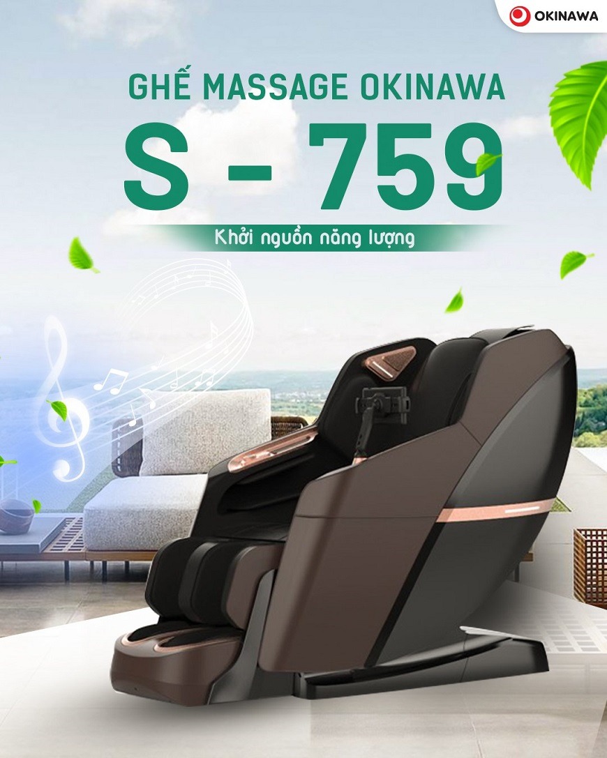 ghế massage Okinawa S-759 1