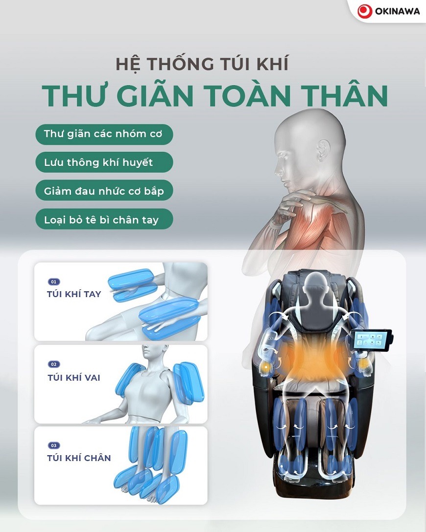 ghế massage Okinawa S-759 11