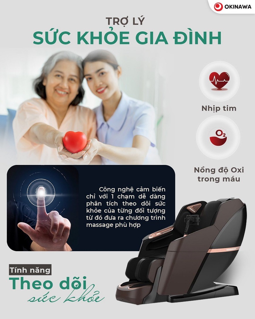 ghế massage Okinawa S-759 3