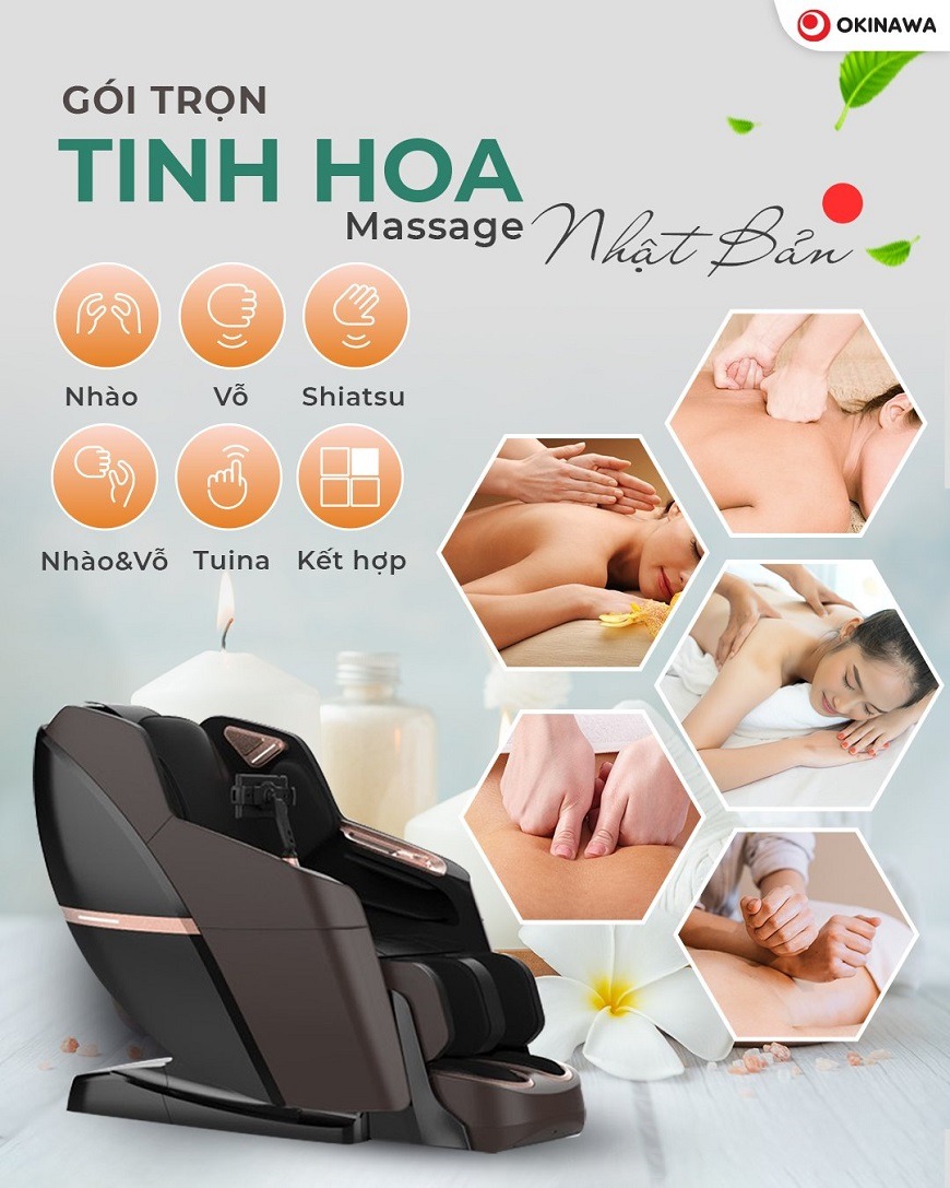 ghế massage Okinawa S-759 4