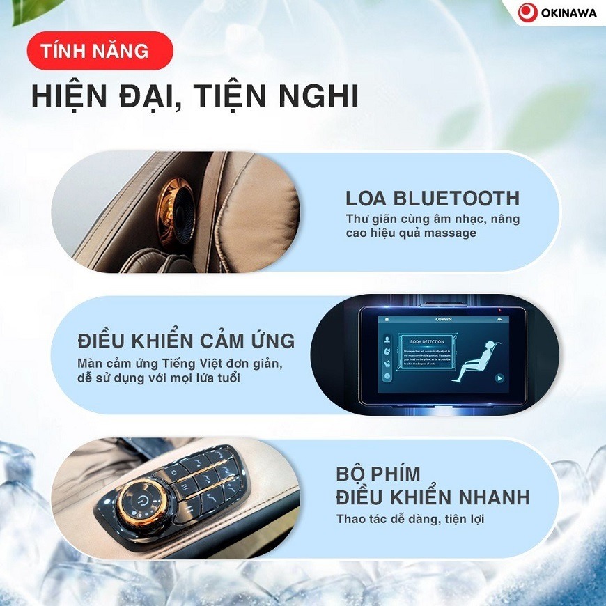 ghế massage Okinawa S-823 6