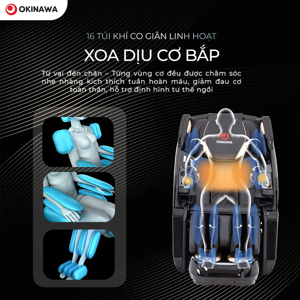 ghế massage Okinawa SmartCare 8