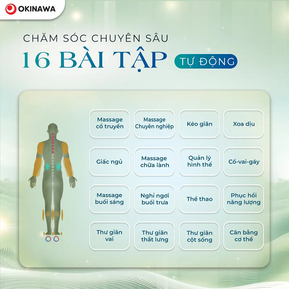 ghế massage Okinawa Soothing 10