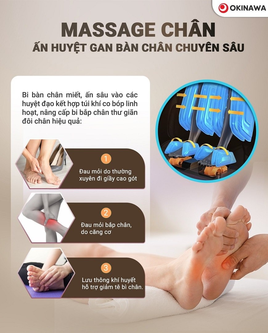 ghế massage Okinawa Sun & Moon 12