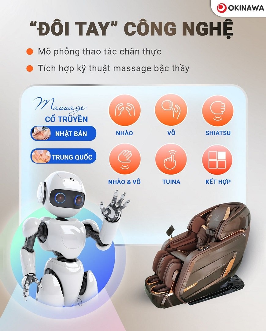 ghế massage Okinawa Sun & Moon 7