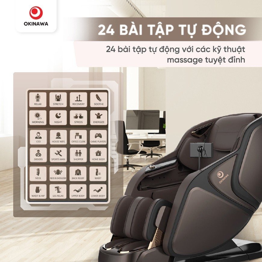 ghế massage Okinawa Sunset S-923 6