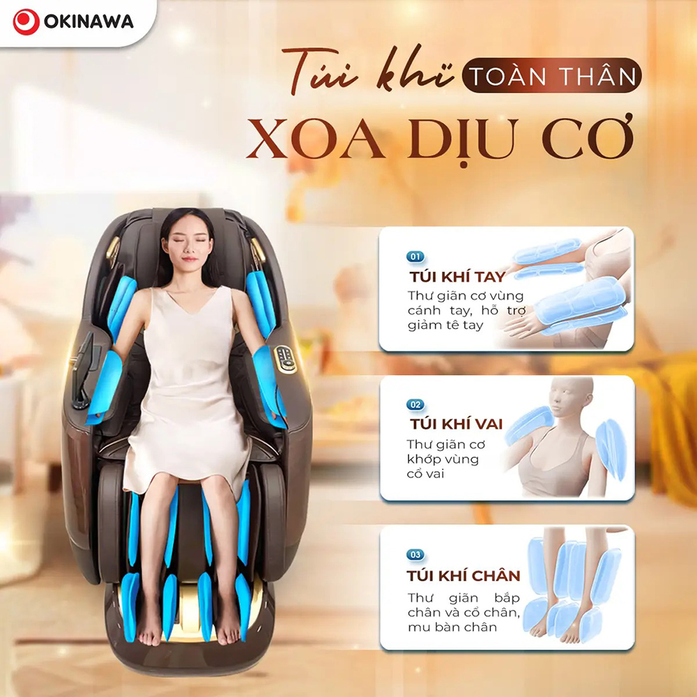 ghế massage Okinawa Tender 7
