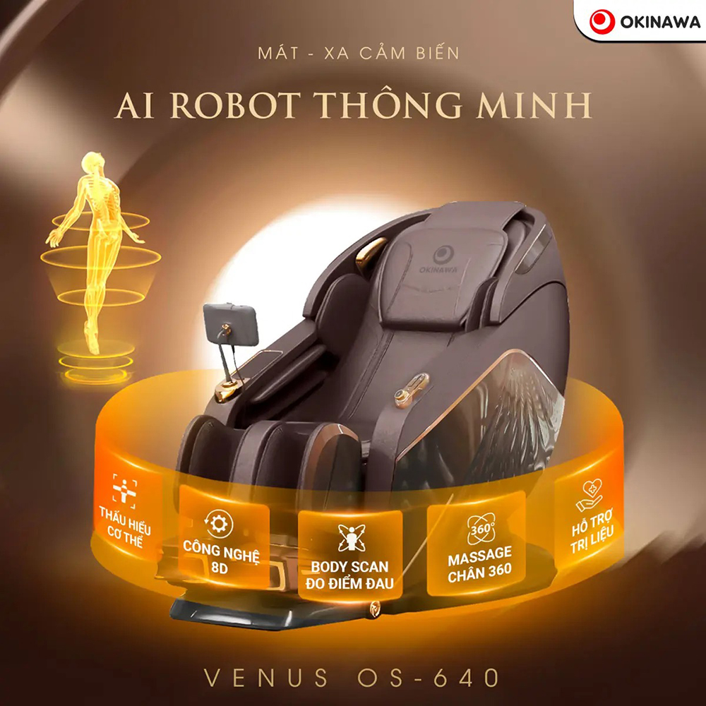 ghế massage Okinawa Venus OS-640 5
