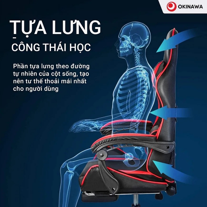 ghế gaming Okinawa 1023 4