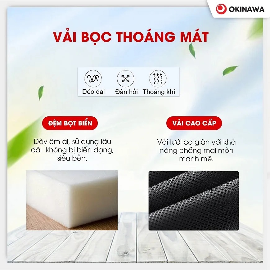 ghế lưới xoay văn phòng Okinawa 3001 6