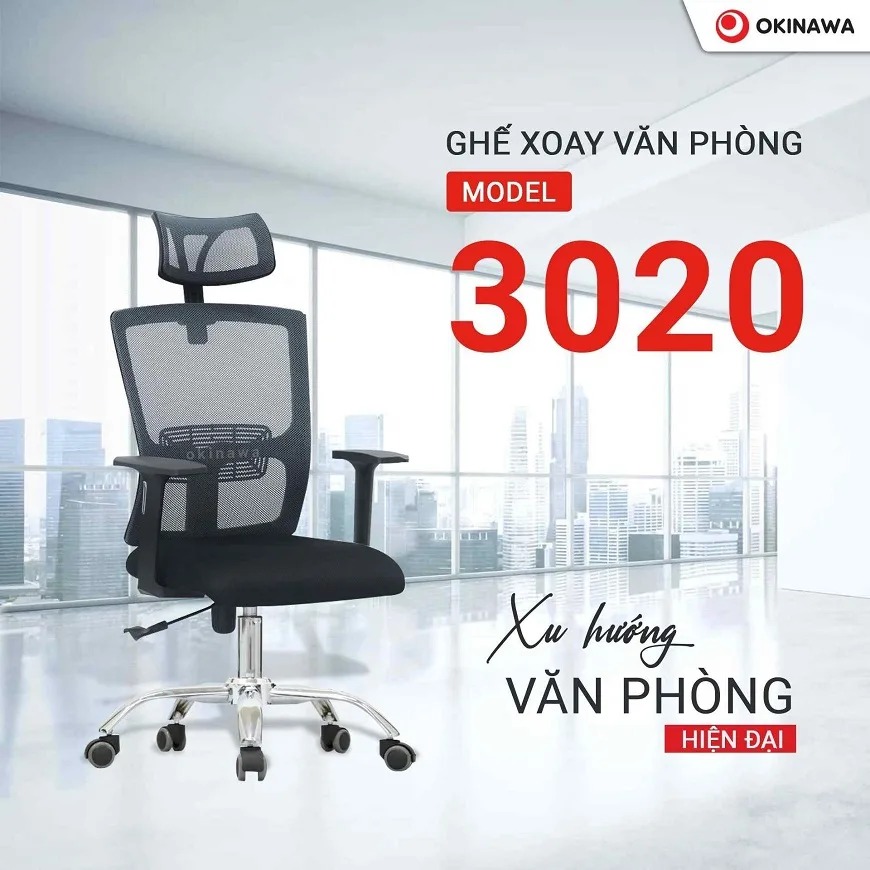 ghế công thái học Okinawa 3020 1