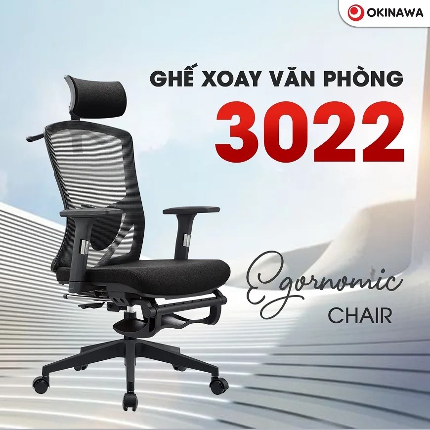 ghế công thái học Okinawa 3022 1