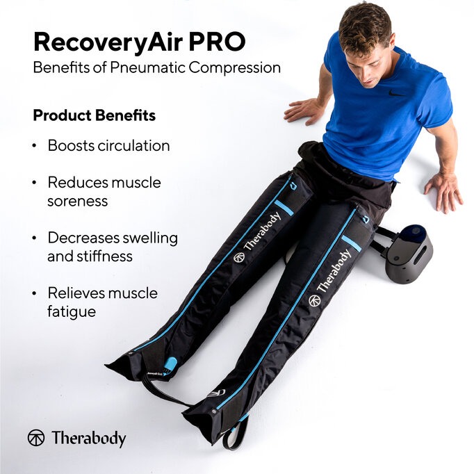 máy massage bắp chân nén khí Therabody RecoveryAir PRO Compression Bundle 6